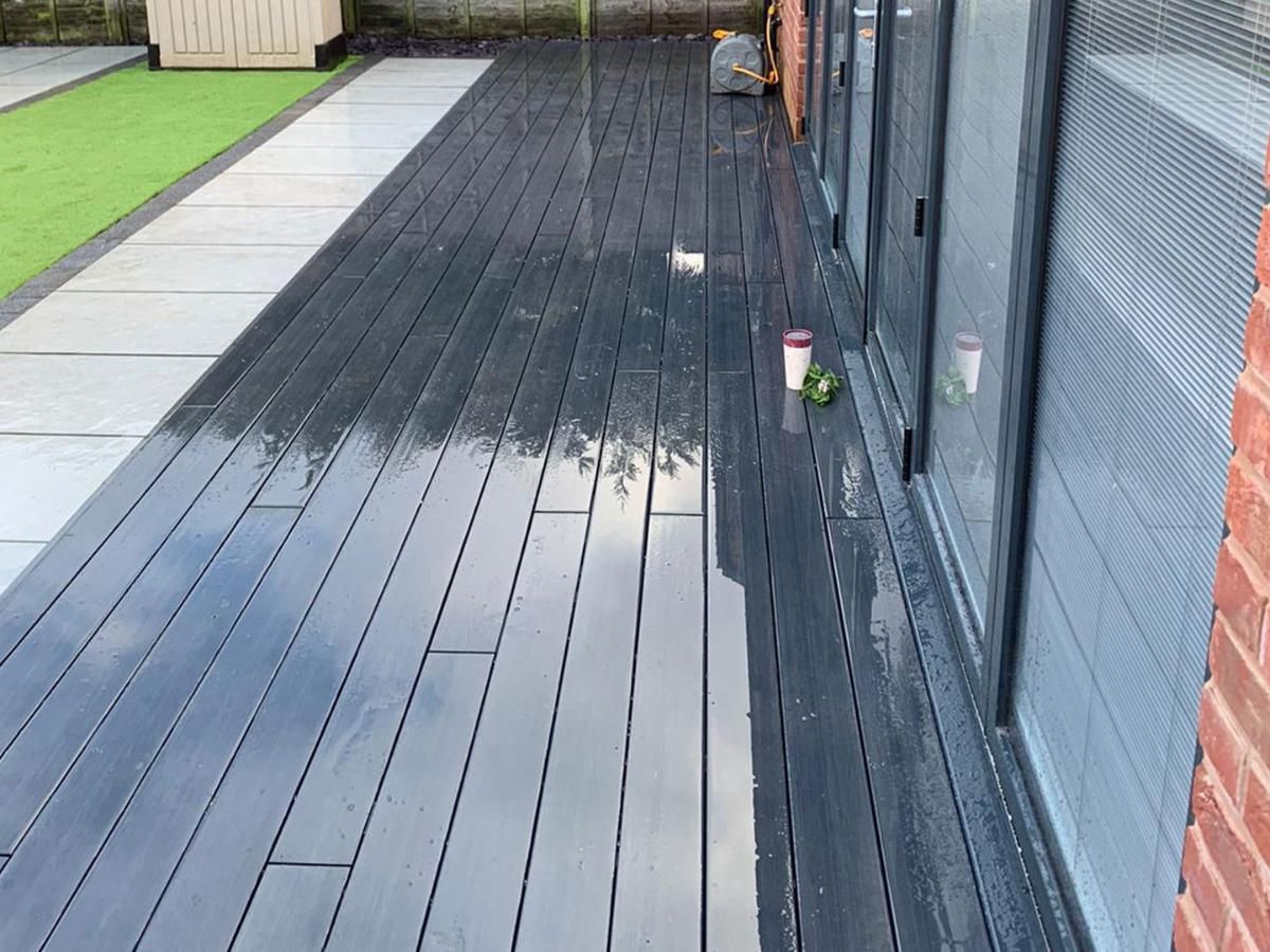 Zest Decking Dinnington - grey composite decking