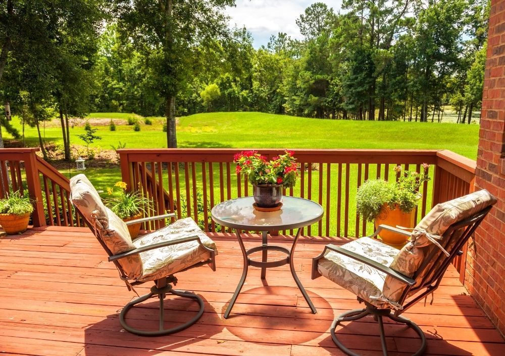 Zest Decking Matlock - enjoying garden decking in the summer