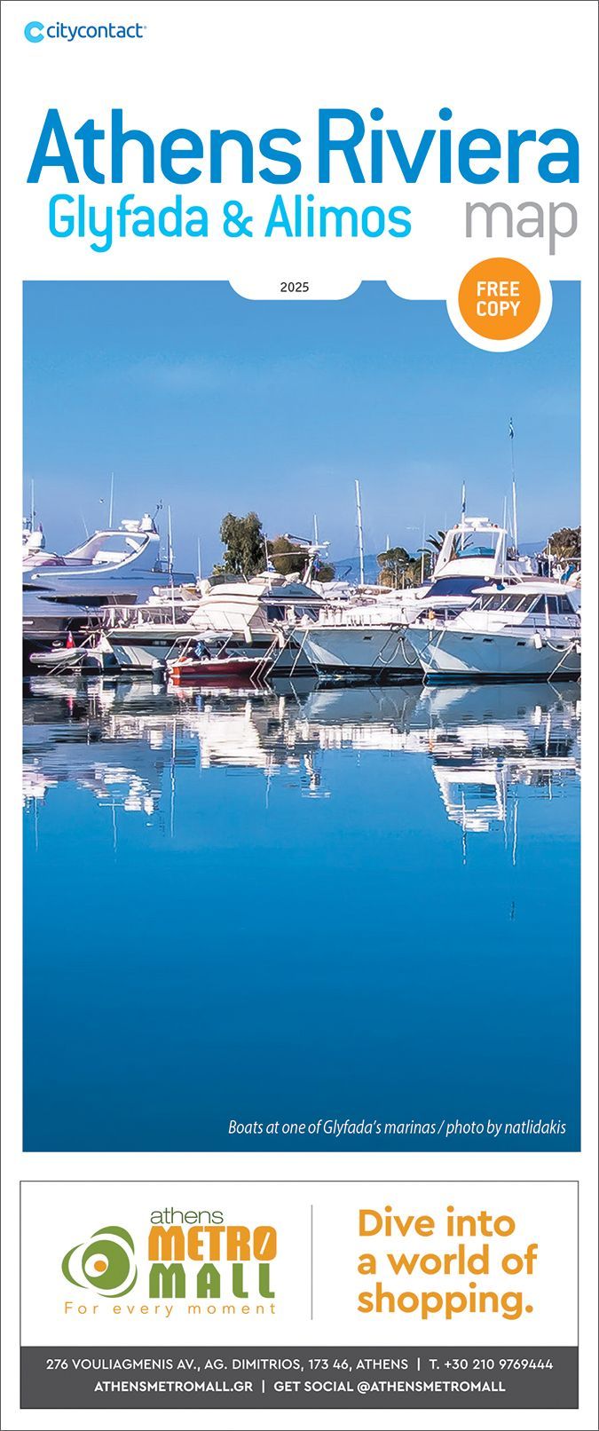 Glyfada & Athens Riviera Map