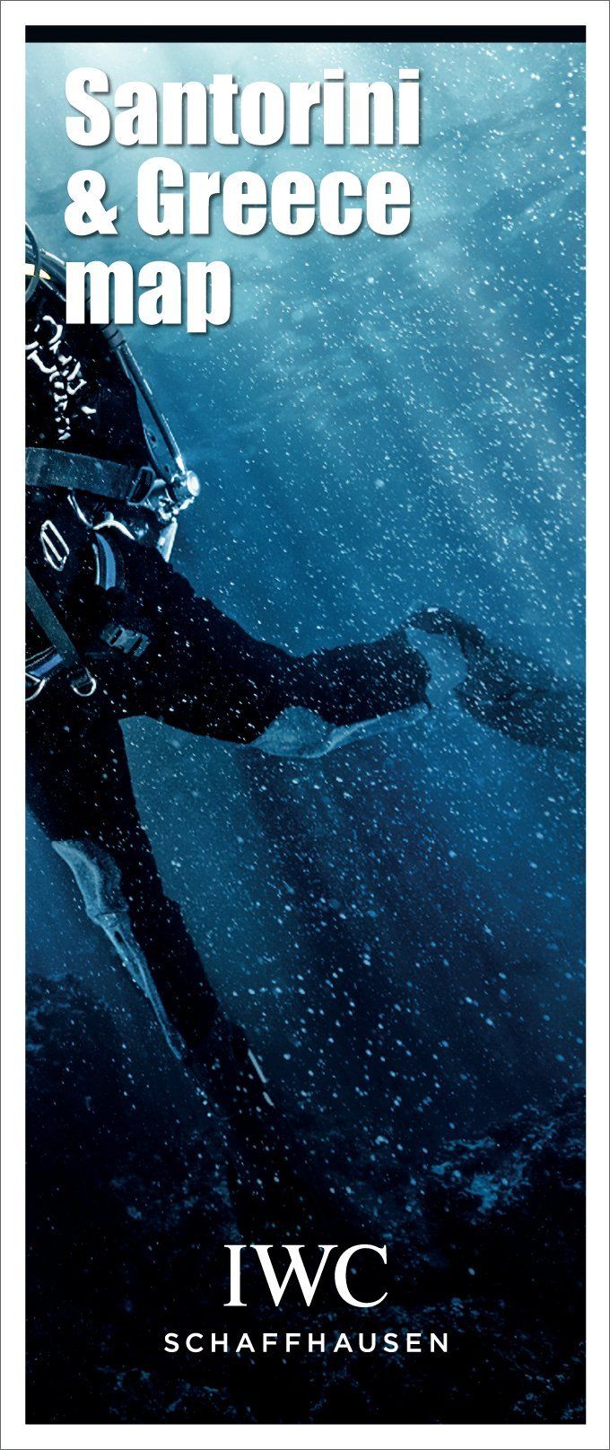 Χάρτης της Σαντορίνης και της Ελλάδας από το iwc schaffhausen