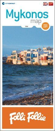 Ένας χάρτης της Μυκόνου, Mykonos Map