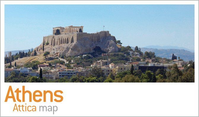 Χάρτης της Αθήνας, Athens Map