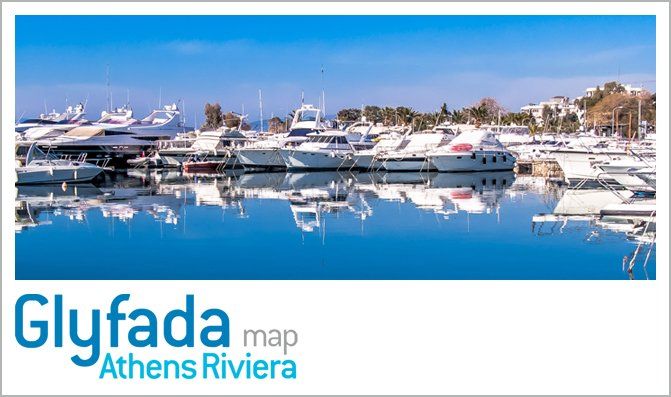 Χάρτης της Γλυφάδας χάρτης Αθήνα Ριβιέρα