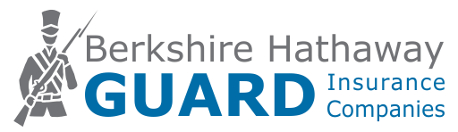 The logo for berkshire hathaway guard insurance companies