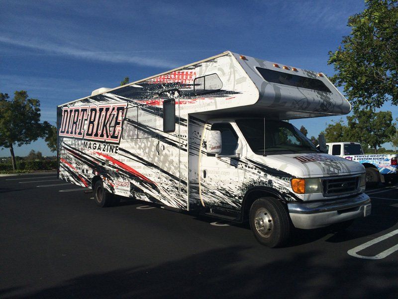 Dirtbike Magazine Custom Vehicle Wrap
