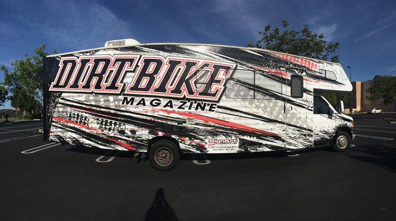 Dirtbike Magazine Custom Vehicle Wrap