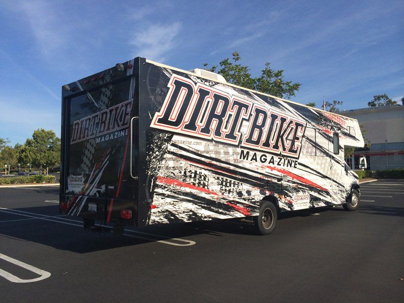 Dirtbike Magazine Custom Vehicle Wrap