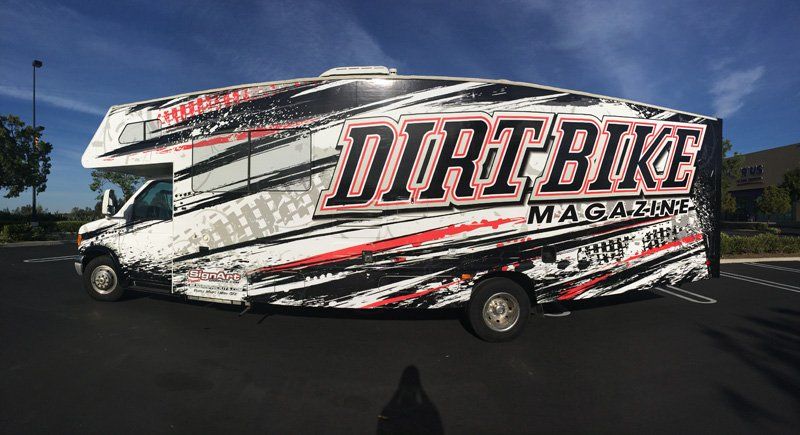 Dirtbike Magazine Custom Vehicle Wrap