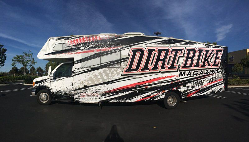 Dirtbike Magazine Custom Vehicle Wrap