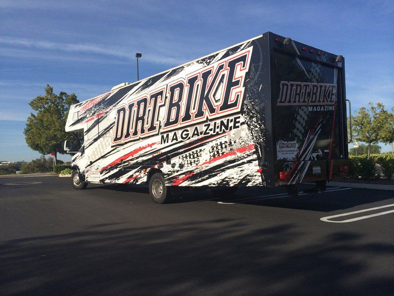 Dirtbike Magazine Custom Vehicle Wrap