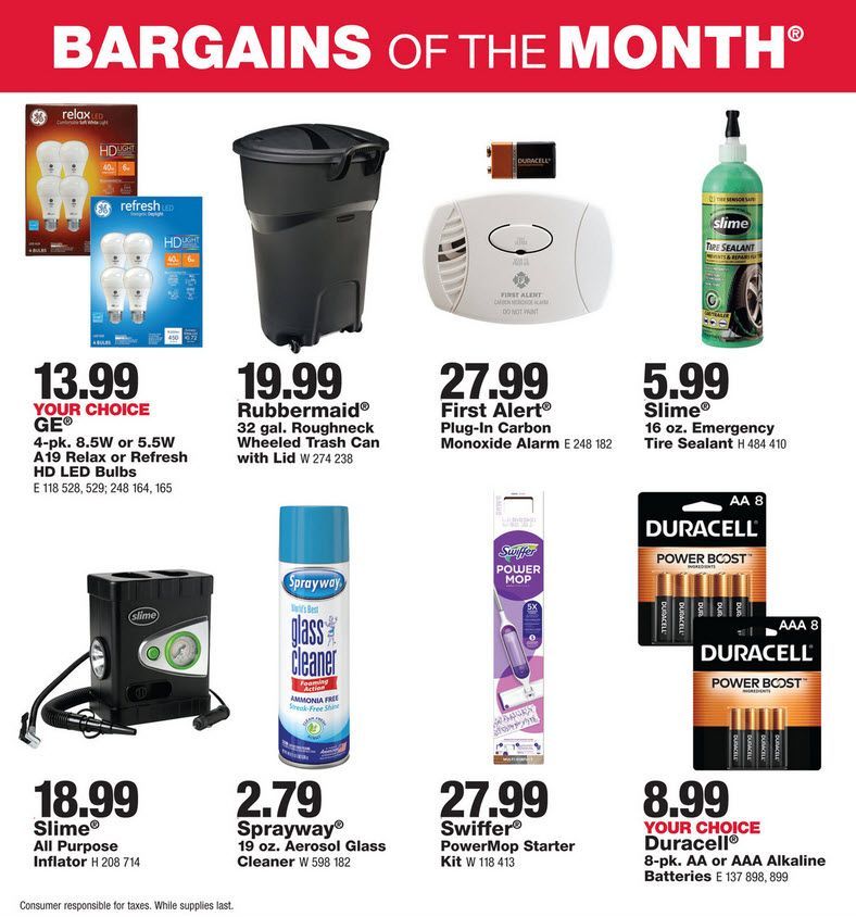 february bargains of the month