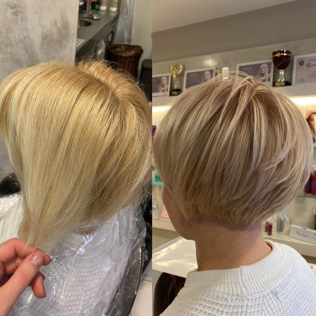 Matu griešana, krāsošana, veidošana – īsi mati