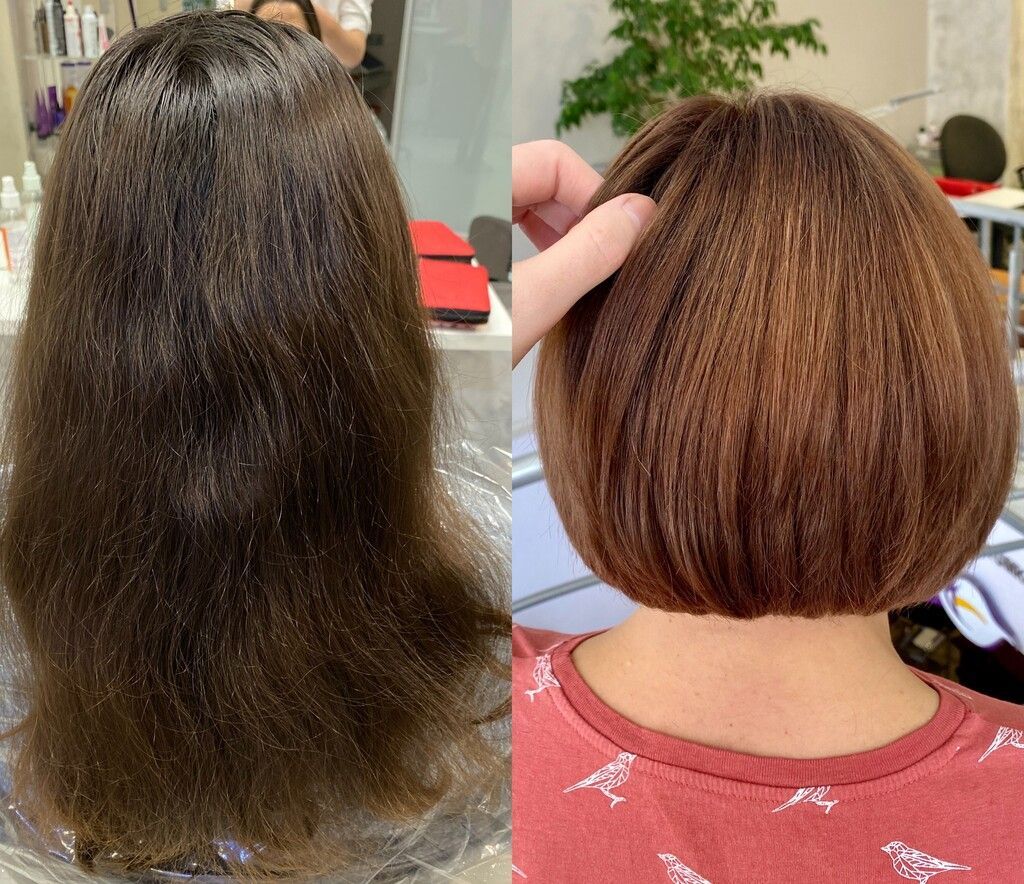 Matu griešana, krāsošana, veidošana – īsi mati