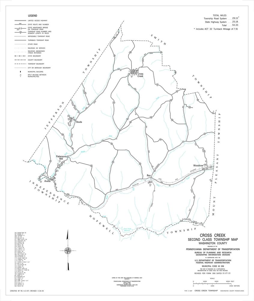 Cross Creek Township Map