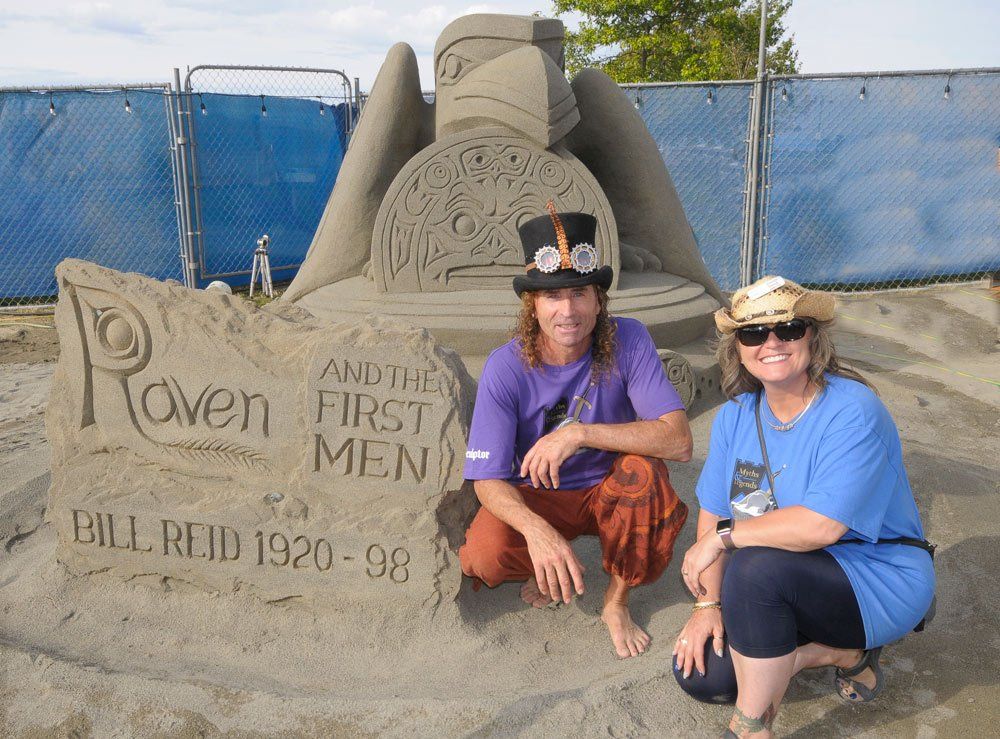 sand sculpture artist bill reid