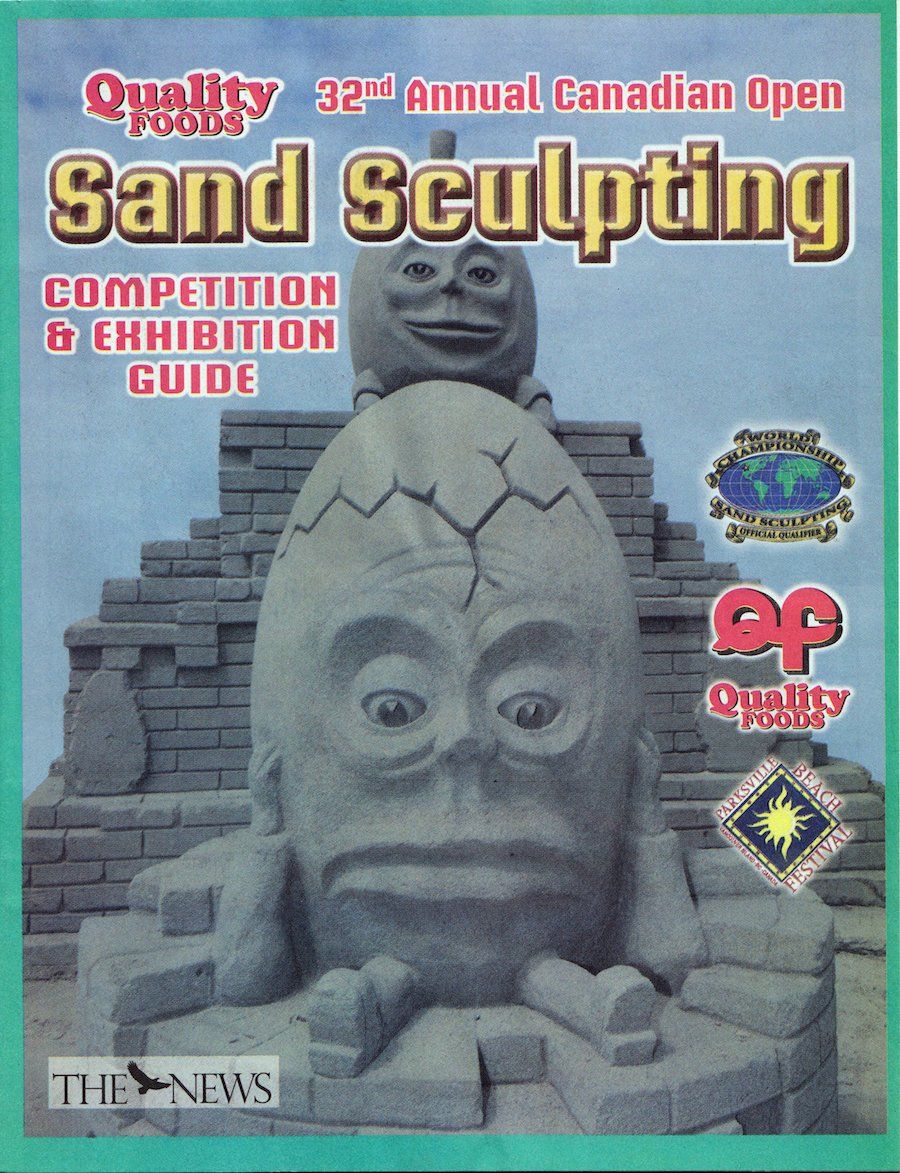 parksville sand sculpture tourism humpty dumpty