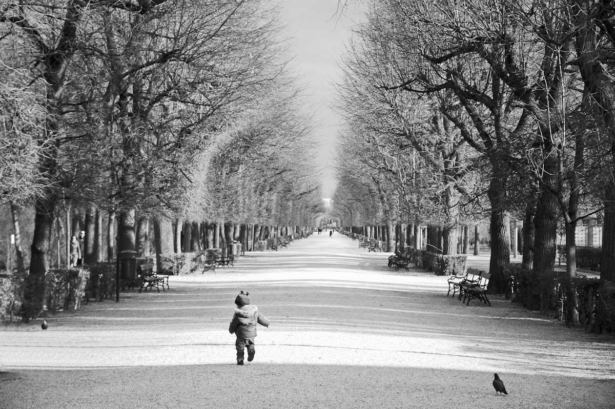 europe, parks, child, trees