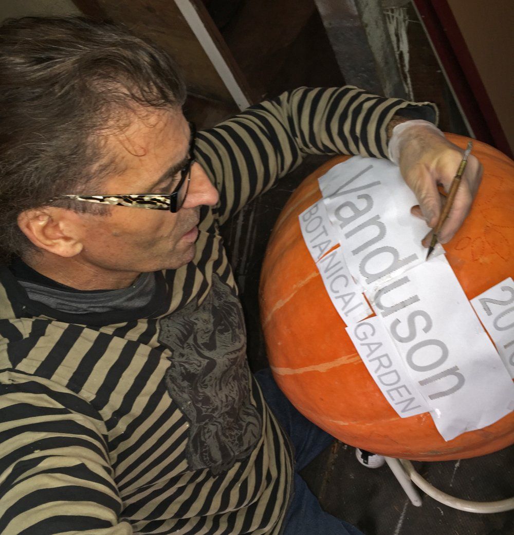 vancouver, pumpkin carving, art, halloween, vanduson gardens
