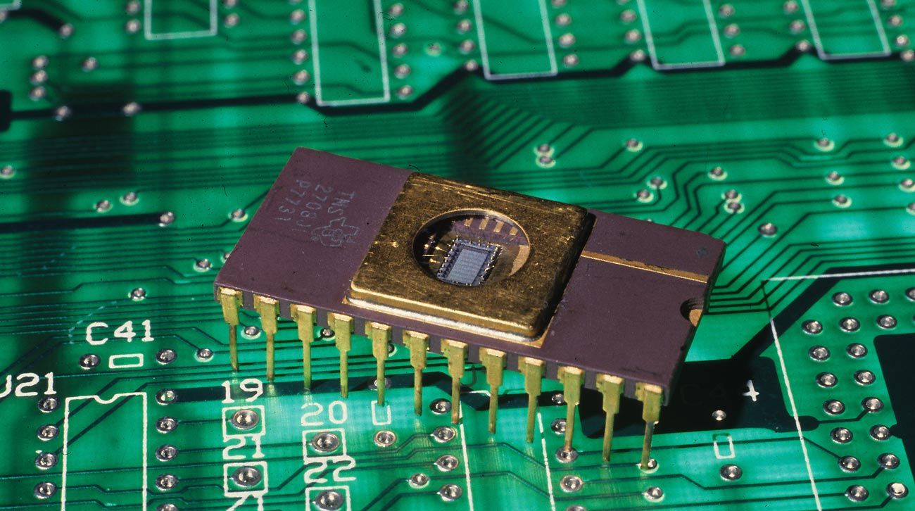 technology, macro, computers, silicone chip