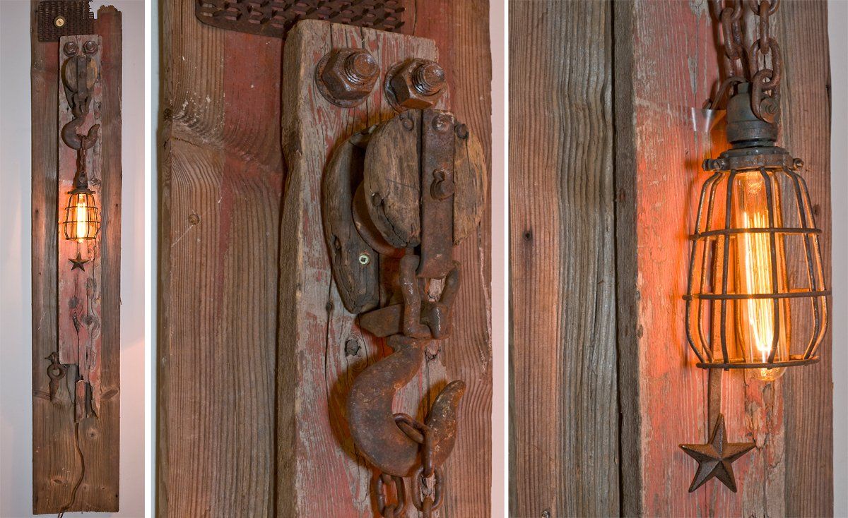 wood sculpture vintage barn wood