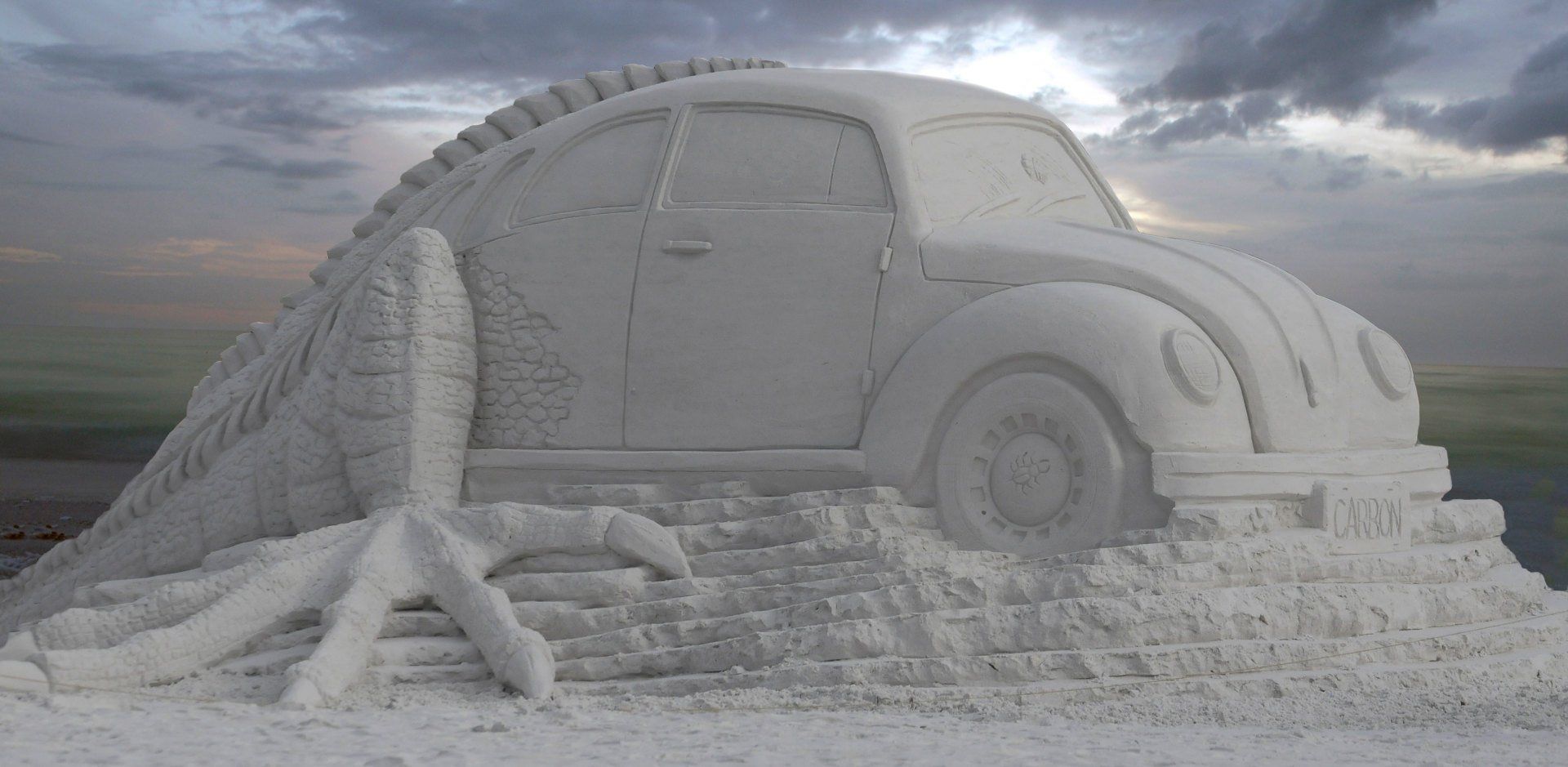 florida, sand sculpture, vw,