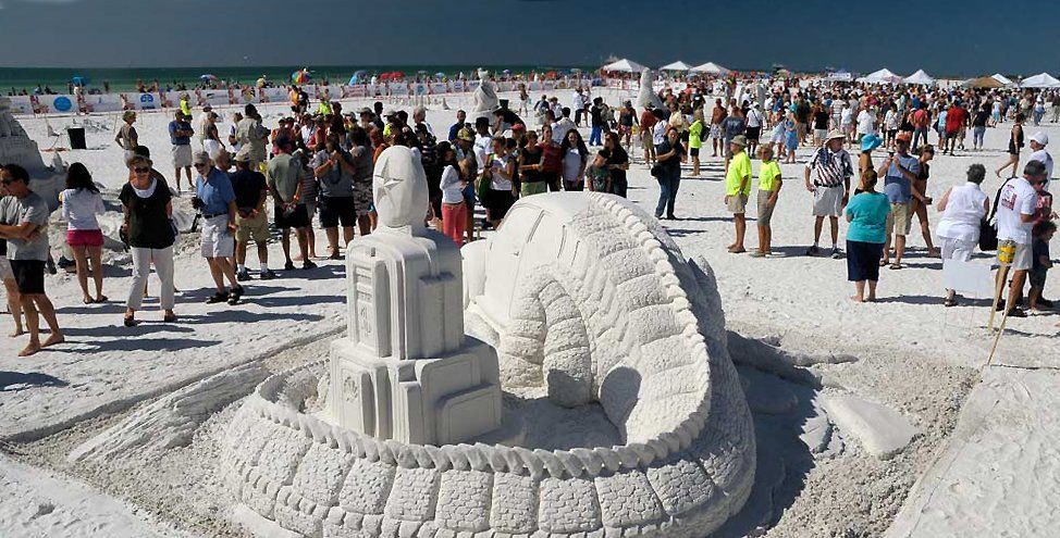 sand sculpture artist tourism travel