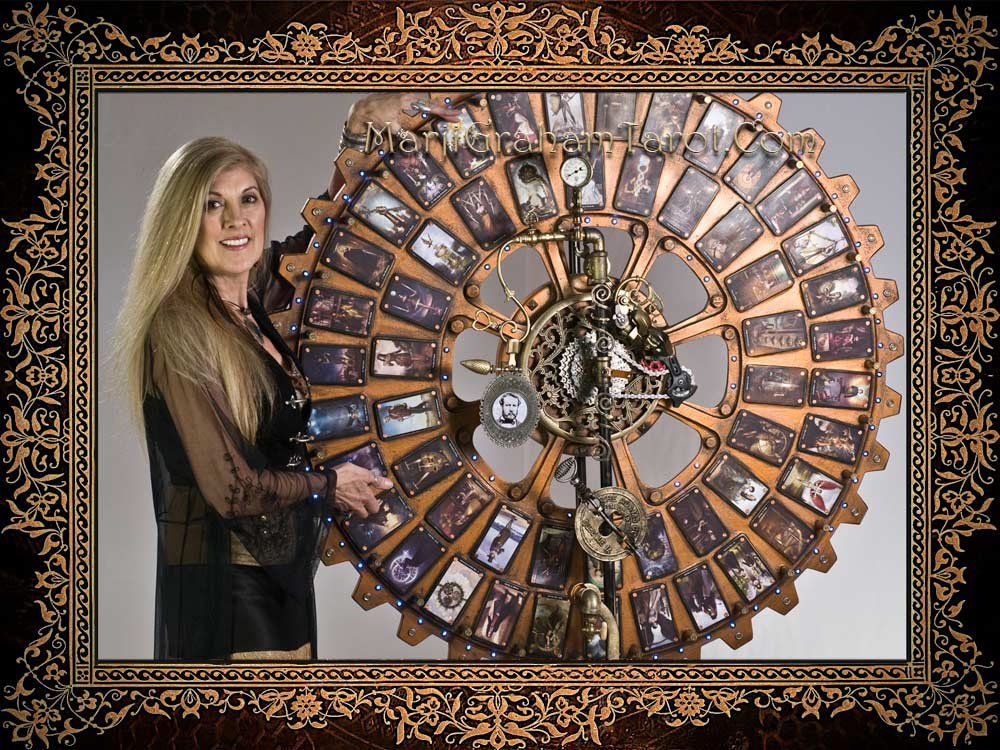 illustration custom props tarot steampunk