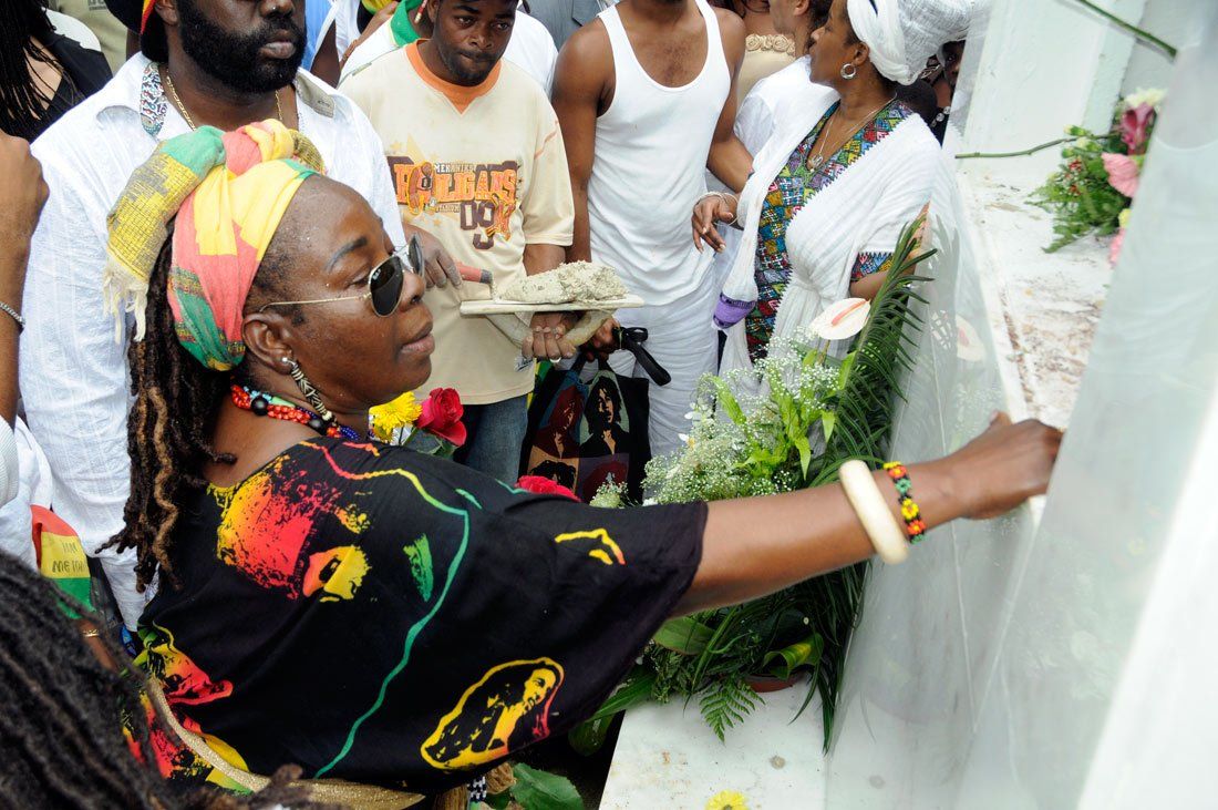 rita marley funeral cedella brooker nine mile jamaica travel tourism