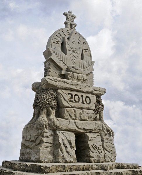 sand sculpture artist parksville 2010 olympics