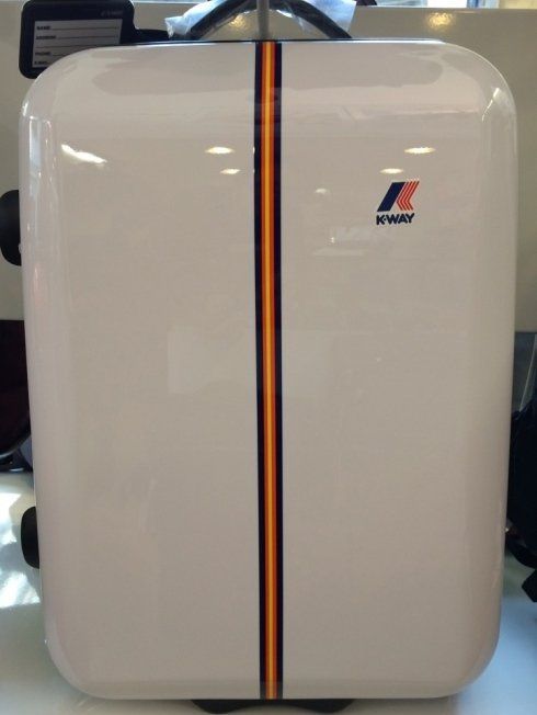 valigia rigida bianca