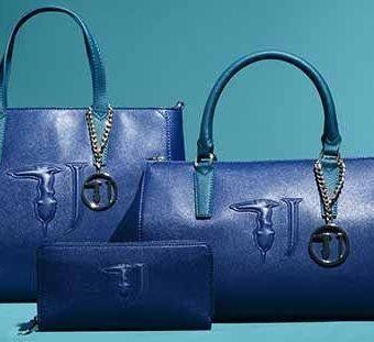 borse blu Trussardi
