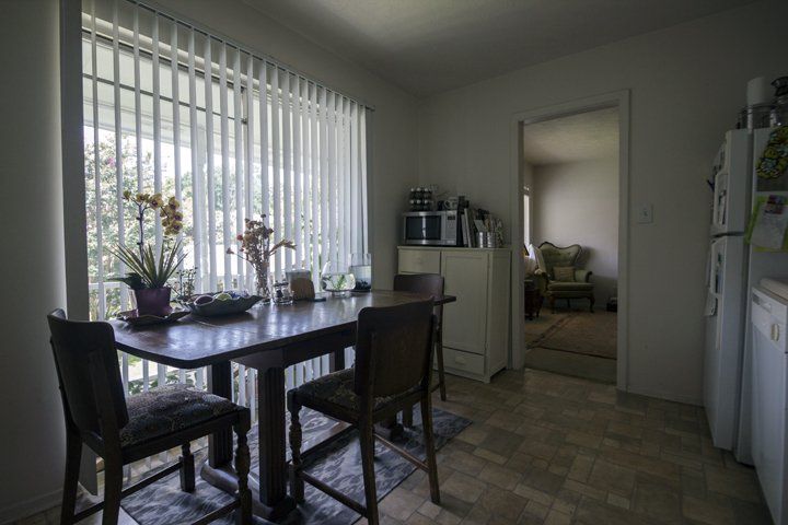 Belhaven Place- Living room with table