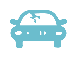car crash icon