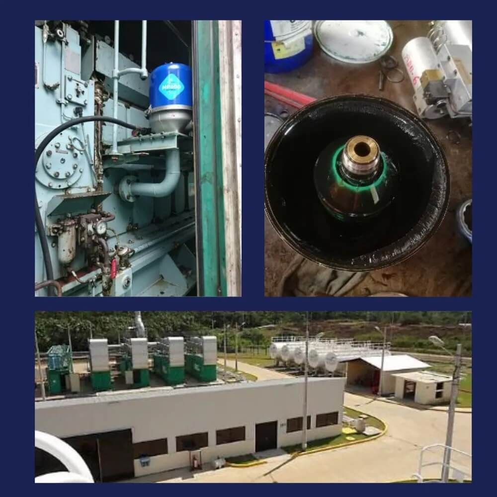 hyundai-himsen-engine-9H21/32-oil-centrifuge-filter-installation