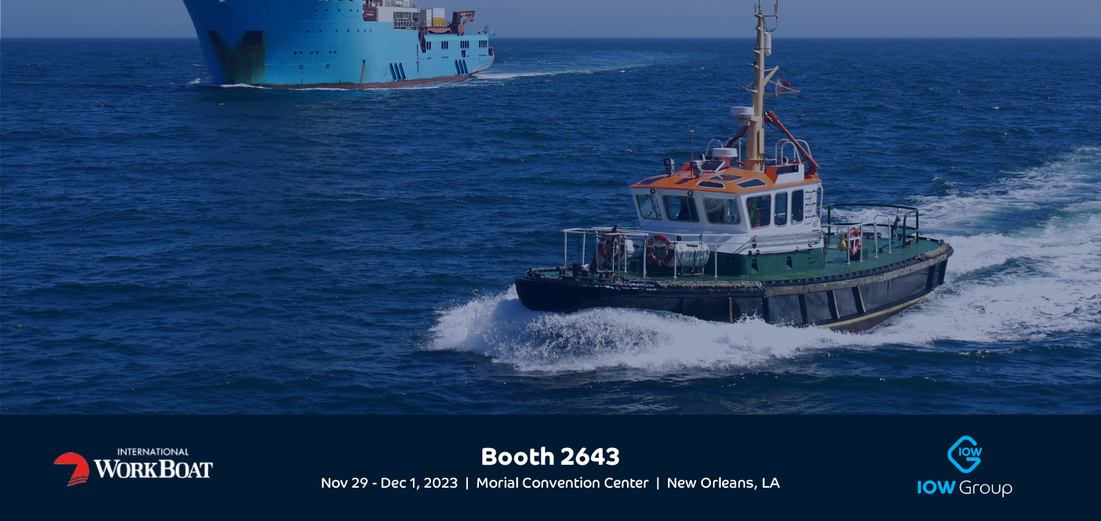 International WorkBoat Show, Visit IOW Group at booth 2643