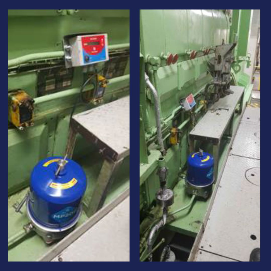 vessel engine man centrifuge filter lubrication installed