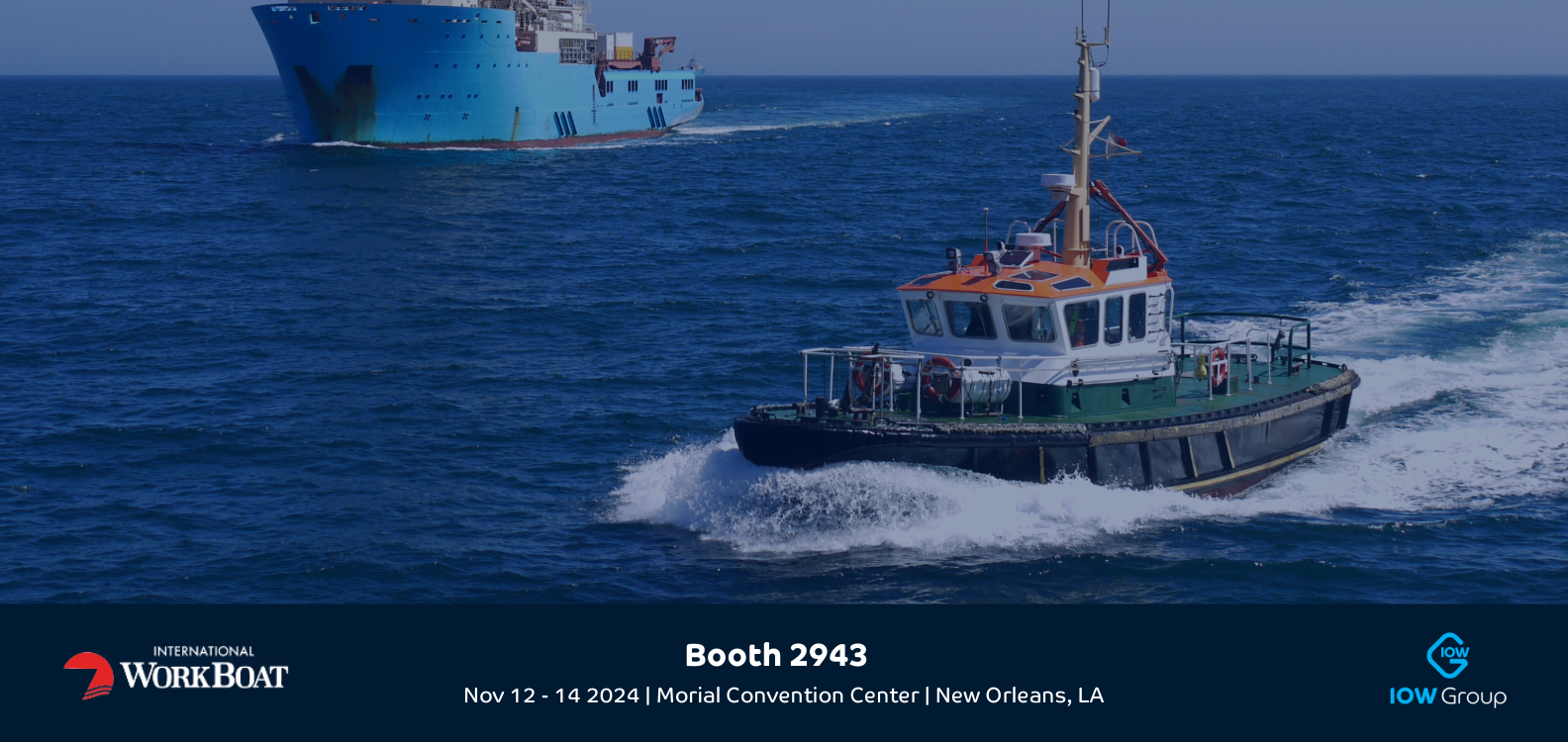 International WorkBoat Show, Visit IOW Group at booth 2943