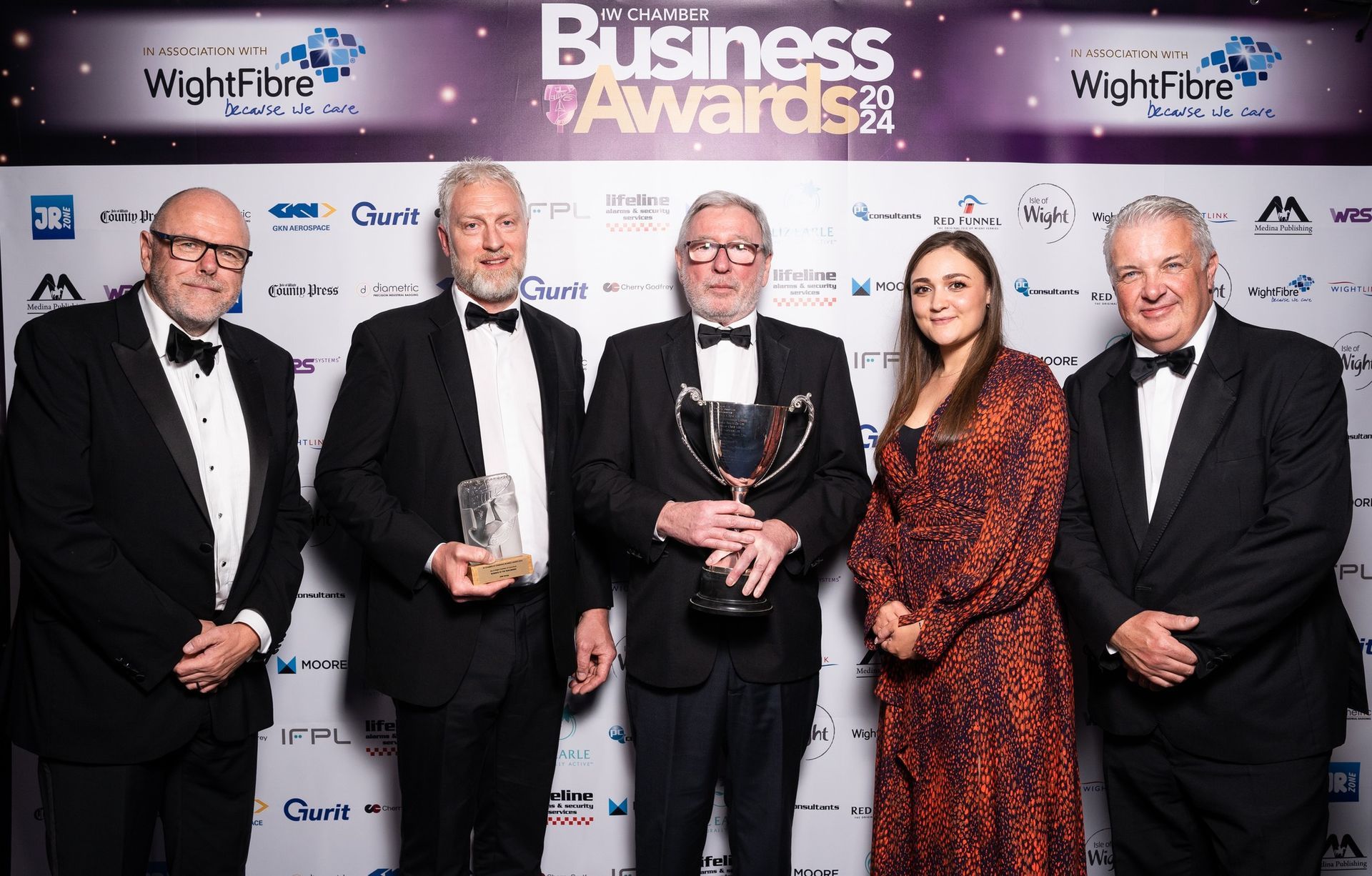 IOW Group wins Business of the Year at the Isle of Wight Chamber Business Awards 2024