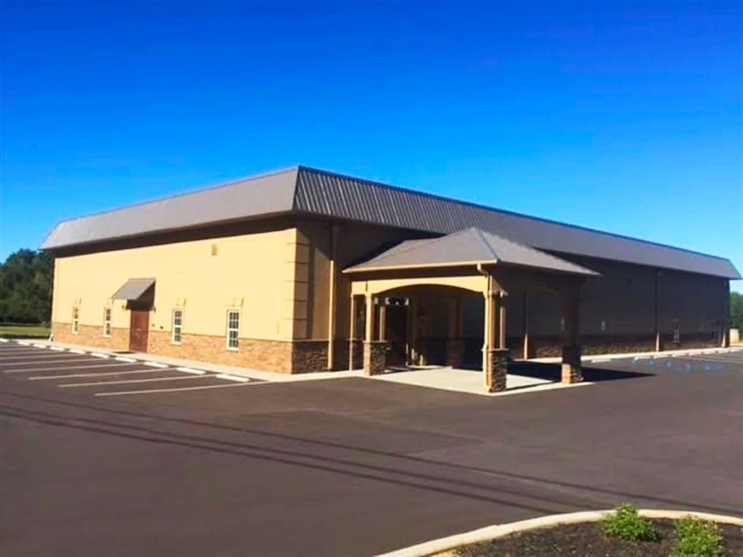 Exterior of Harris-Nadeau Mortuary