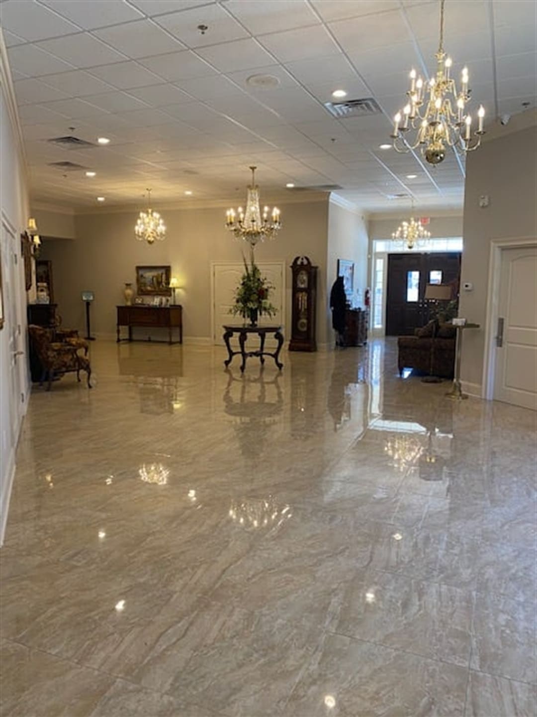 Harris-Nadeau Mortuary lobby