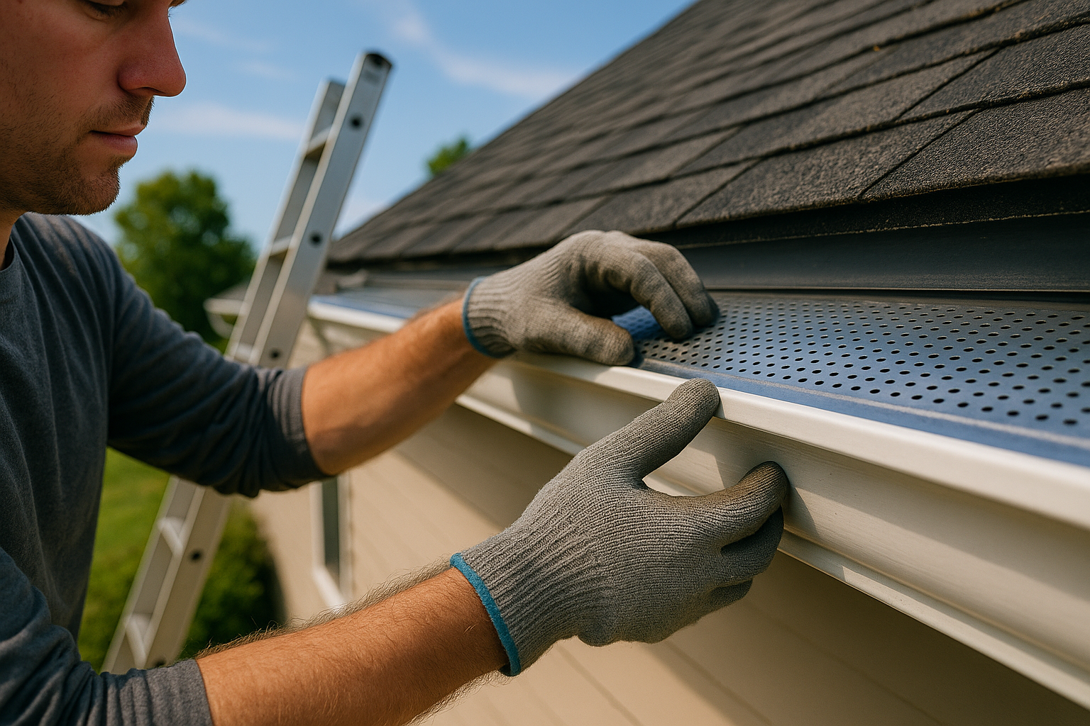 how to install gutter guards