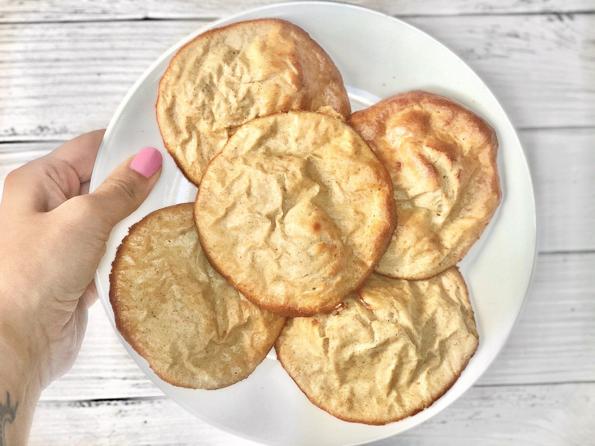 4 ingredient highprotein flat bread