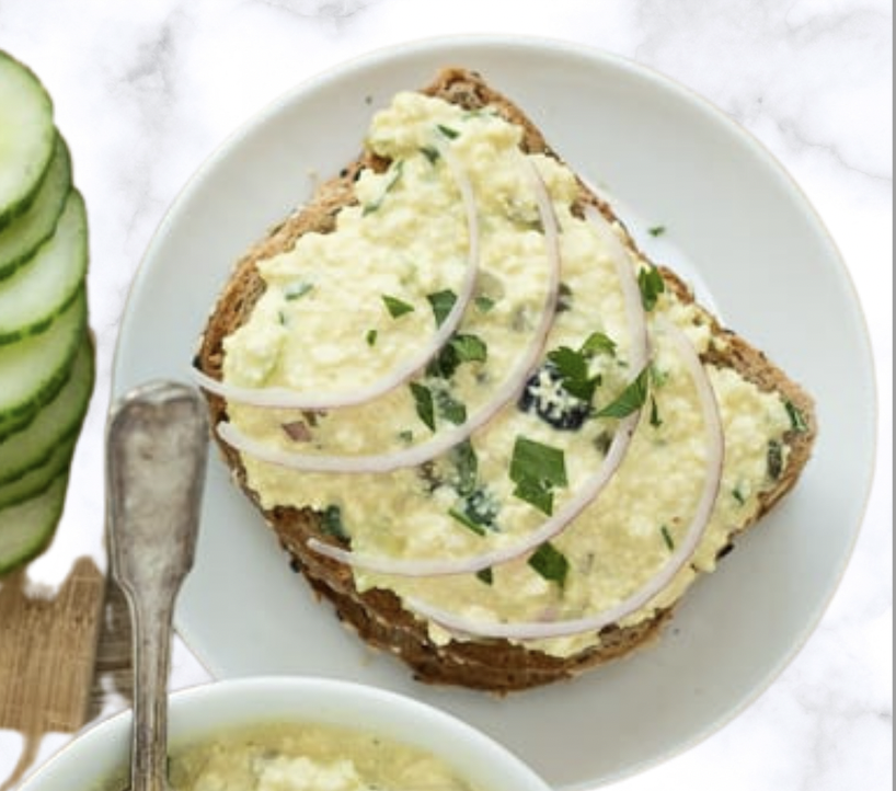 Recipe Vegan 'egg' and cress sandwich