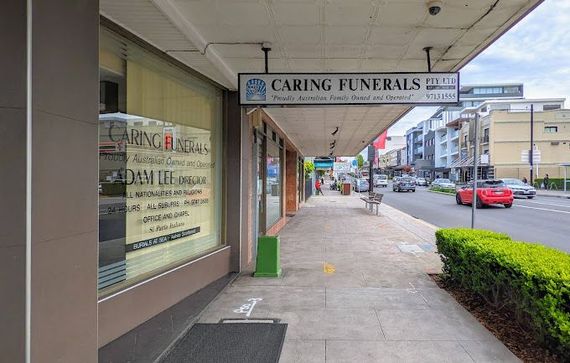 Caring Funerals Signage — Five Dock, NSW — Caring Funerals