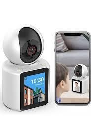 CÁMARA DE SEGURIDAD INTELIGENTE PARA INTERIORES CON PANTALLA INTEGRADA