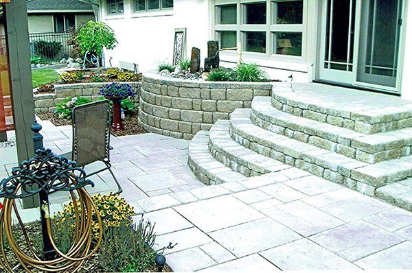 Hardscaping — Stone Steps Landscape in Midland, MI