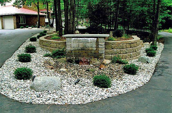 Wall — Stone Landscape in the Environment  in Midland, MI