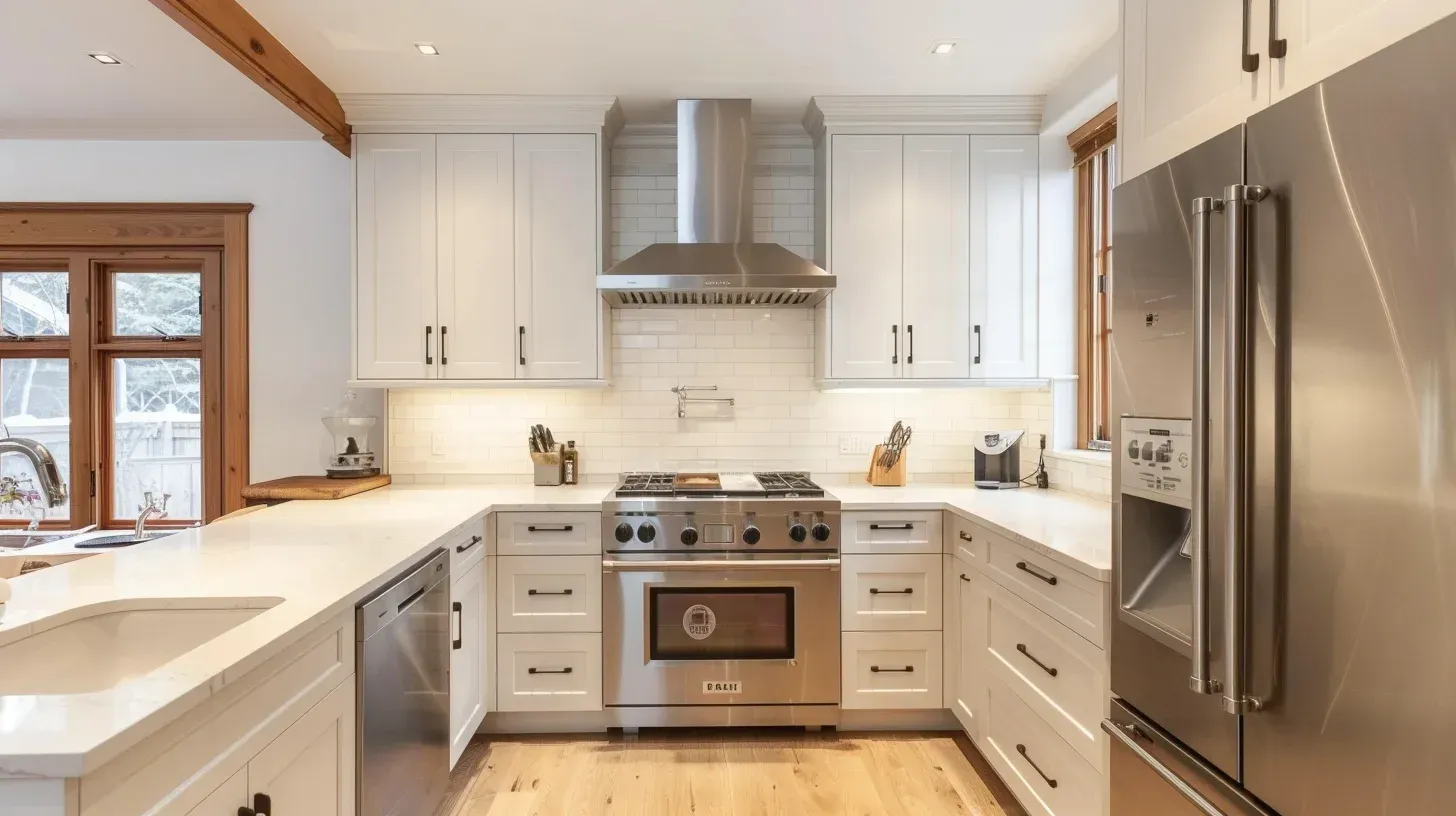 Open-concept kitchen remodeling Vancouver BC with structural wall removal, layout expansion, and quartz countertop integration.
Vancouver kitchen remodel before and after featuring cabinet refacing, granite island construction, and backsplash tile replacement.
Contemporary Vancouver kitchen renovation including quartz countertop upgrade, recessed lighting installation, and integrated cabinetry storage solutions.
Professional kitchen remodeling Vancouver BC with marble slab surfaces, tile flooring installation, and full renovation project coordination.
Residential Vancouver kitchen remodel showcasing granite countertops, custom cabinetry installation, and open-concept kitchen transformation.