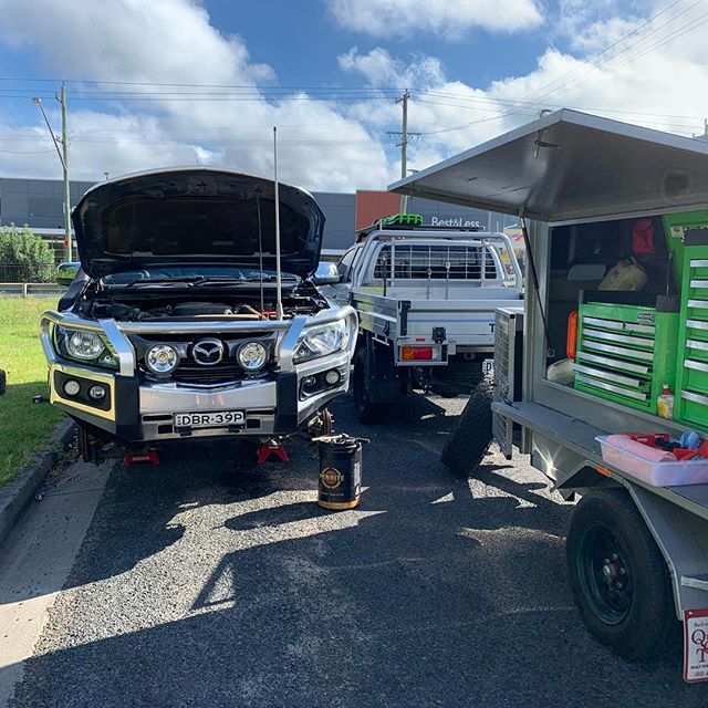 Car Open Hood — Mechanical Services in Moss Cake, NSW