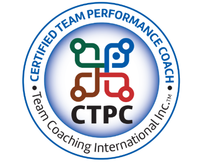 A logo for certified team performance coach ctpc
